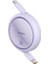 Free2Draw Mini Makaralı Type-C To Type-C 100W Kablo 1 mt Mor 1