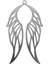925 Ayar gümüş kolye melek kanadı SM6382 2