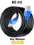 60 Metre Cat6 Dış Ortam Dış Mekan internet Ethernet Kablo EZR545 Utp Patch 23AWG Yüksek Hız 2 Katlı 1