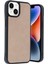 Apple iPhone 14 Kılıf Aras Deri Kapak - Pudra 1