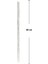 Yapay Çiçek Teli, Çiçek Aranjman Yapım Teli, 2 mm - 10 Adet 60 cm - Beyaz 3