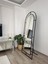 Siyah Metal Çerçeveli 180X70 cm Pencere Model Oval Ayaklı Boy Aynası 2