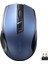 4000 Dpı Ergonomik Sessiz Kablosuz Optik Mouse, Mavi, 15064 1