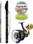 Yekoutdoor Profesyonel Olta Seti Okuma Flite Tele Surf 420CM 100-200GR 5 Parça Olta Kamışı&okuma Salina SA-8000A Blue 6+1bb Olta Makinesi 1