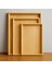 3'lü Bambu Dikdörtgen Sunum Tepsisi 30 x 40 & 25X35 & 20X30 cm 3