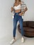 Yüksek Bel Likralı Jean Pantolon 90 cm 9
