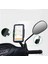 M3B Su Geçirmez 5-7 inç. Motosiklet Telefon Tutucu Dikiz Aynası Tutucu Stand Braketi Kaymaz 360 Derece 4