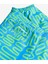 M 5 Inch Allover Print Swimshort Erkek Mavi Deniz Şortu S241113-400 1