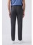 Slim Fit Antrasit Armürlü Yan Beli Lastikli Esnek Likralı Yandan Cepli Chino Pantolon 2HCC3ORT20001 4