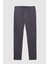Slim Fit Antrasit Armürlü Yan Beli Lastikli Esnek Likralı Yandan Cepli Chino Pantolon 2HCC3ORT20001 5