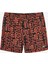 M 5 Inch Allover Print Swimshort Erkek Siyah Deniz Şortu S241113-001 2