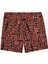 M 5 Inch Allover Print Swimshort Erkek Siyah Deniz Şortu S241113-001 3