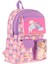 Kız Çocuk Peluş Kedili Ilkokul Okul Sırt Çantası - Pembe Mor - L5241 1