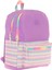 Brush Üç Bölmeli Kız Çocuk Mor Çok Renkli Okul Çantası - K1822 1