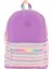 Brush Üç Bölmeli Kız Çocuk Mor Çok Renkli Okul Çantası - K1822 2
