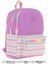 Brush Üç Bölmeli Kız Çocuk Mor Çok Renkli Okul Çantası - K1822 4
