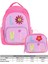 Kids Dört Bölmeli Okul Çantası ve Beslenme Çantası Seti - Simli Love Desenli - Kız Çocuk (L5211+L7211) 3