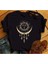 Oversize T-Shirt Baskılı Siyah Renk 1