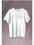 Oversize T-Shirt Game Baskılı Beyaz Renk 2