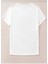 Oversize T-Shirt Karakterleri Baskılı Beyaz Renk 2