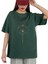 Oversize T-Shirt Terazi Baskılı Yeşil Renk 1