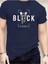 Oversize T-Shirt Black Baskılı Lacivert Renk 1