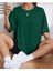 Oversize T-Shirt Time Baskılı Yeşil Renk 2