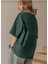 Oversize T-Shirt Majestıc Baskılı Yeşil Renk 2