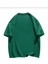 Oversize T-Shirt Baskılı Yeşil Renk 2