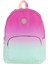Rainbow Kız Çocuk Üç Bölmeli Ilkokul ve Ortaokul Çantası - Pembe Yeşil Renk Geçişli - K1798 2