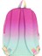 Rainbow Kız Çocuk Üç Bölmeli Ilkokul ve Ortaokul Çantası - Pembe Yeşil Renk Geçişli - K1798 3