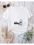 Oversize T-Shirt Baskılı Beyaz Renk 1