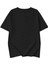 Oversize T-Shirt Baskılı Siyah Renk 2