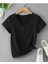 Oversize T-Shirt Baskılı Siyah Renk 1