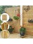 %100 Doğal Bambu Kamış Hasır Bahçe Balkon Çit Gölgelik Gizlilik Çiti 3x5 3