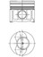 41795620 Piston Segman Uyumlu 0,6 Farklı 82MM Doblo 1.9 Jtd 103 Ps - Vectra C 1.9 Cdtı 1