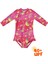 Lime Sleeved Swimsuit Upf 40 Korumalı Uzun Kol Bebek Çocuk Mayo 1