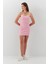 Askılı Slim Fit Mini Elbise Pembe 1