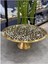 Ortigia Cam Standlı Pasta Sunum Seti | Gold Detaylı Şık Tasarım – 30 cm 1
