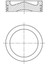 Mahle 039PI00125022 -Knecht-Behr 039PI00125 Piston Complete 74.2 mm Peugeot 0 1