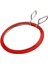 Üstün Kalite, Metal Yaylı Gergi Nakış Çemberleri, Çapraz Dikiş Kancası, Darning Hoops, Nakış Gergi Kulübesi (Kırmızı, Küçük) 1
