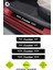 Karbon Kapı Koruma Smart Crossblade Kapı Eşiği Siyah Beyaz Crossblade Yazılı Dekoratif 4 Parça Set 1