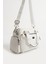Kadın Çok Gözlü Beyaz Mat Ayarlanabilir Çapraz Askılı El ve Omuz Çantası S-1422 2