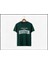 Oversize T-Shirt Houston Baskılı Yeşil Renk 1