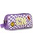 5083 (Smile Desenli - Lila Renkli) Kız Çocuk Kalem Çantası 1