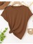 Oversize T-Shirt Arizona Baskılı Kahverengi Renk 2