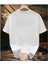 Oversize T-Shirt Black Baskılı Beyaz Renk 2