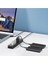 7 Bağlantı Noktalı USB Hub Bölücü Çoklu Hub USB 3.0 Adaptörü USB Çoklu Bağlantı Noktalı Anahtarlı ve Işıklı Güç Adaptörü ZR790 3