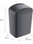 Soft Çöp Kutusu Döner Kapak Antrasit 10 Lt - Antrasit, Çok Amaçlı Döner Kapaklı Çöp Kovası 2
