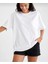Oversize T-Shirt Baskılı Beyaz Renk 2